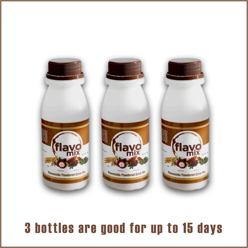 3 BOTTLES - FLAVO MIX SUPERFOOD (Good for 15 days)